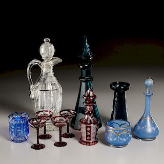 Victorian and Bohemian Glass Group