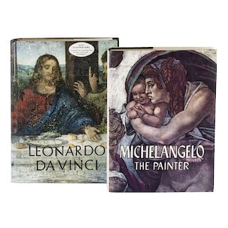 Michelangelo / Leonardo DaVinci. a) Mariani, Valerio. Michelangelo the Painter. Piezas. 2.