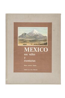 Zepeda T., Antonio. México: sus Valles y Montañas. México: Galería de Arte Misrachi, 1976. fo. doble marquilla, 20 láminas a color.