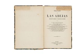 Hidalgo Tablada, José de. Tratado de las Abejas. Su Multiplicación y Producción en España. Madrid, 1875.