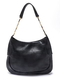 Ferragamo Black Leather Handbag