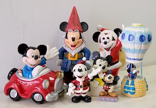 Group, Seven Pcs Disney Mickey Mouse
