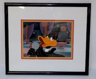 Warner Bros. Genuine Production Cel Daffy Duck