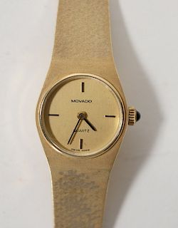14k YG Ladies Movado Wrist Watch
