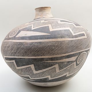 Native American Prehistoric Clay Storage Vessel, Southwest