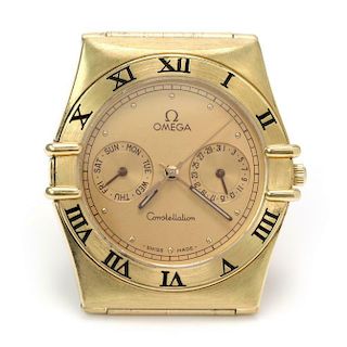 Omega Constellation 18k Date Chronograph Watch