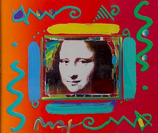 Peter Max (AMERICAN, 1937) "Mona Lisa"