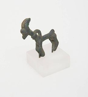 LURISTAN SMALL BRONZE STAG WITH HORNS