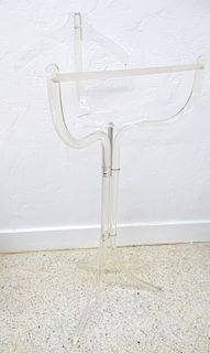 Modern Lucite Valet Stand For Suit