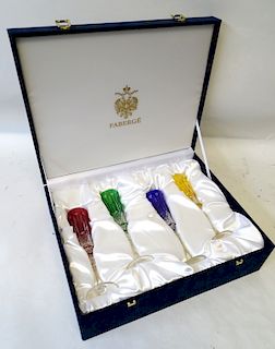 Faberge Champagne Glasses In Box