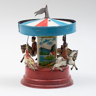 Tin Keywind Carousel, by Siegfried Gunthermann