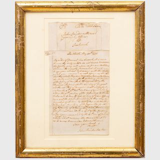 John Knickerbacker (1723-1802): Autograph Letter Signed, Schactokook, [N.Y.], 30 May 1776 inscribed 'John Snyder or, the next Commanding officer at To