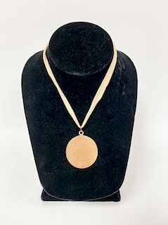 Elaine's Oklahoma Medal from Richard Rodgers