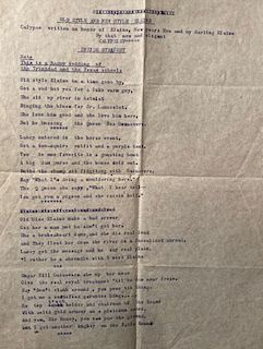 Pair of Love Poems Signed by John Steinbeck