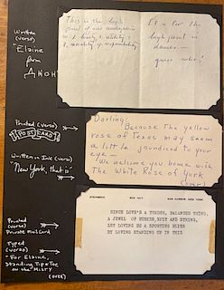 6 Handwritten Love Notes From John to Elaine
