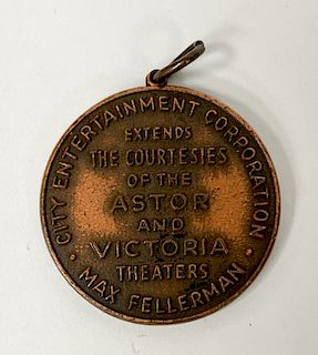 City Entertainment Corp Engraved to John Steinbeck