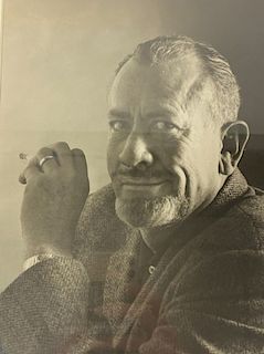 John Steinbeck Photo signed William Ward Beecher