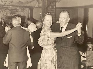 Photo of John and Elaine Steinbeck June 1962 Italy