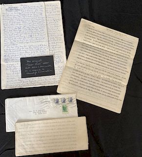 Original Handwritten "Dear Ones" Letter Dec 2 1963