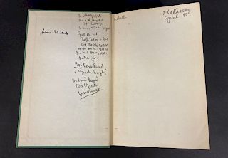 Aeschylus Signed by Elia Kazan to John Steinbeck *
