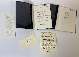 Two Signed Copies of House Made of Air