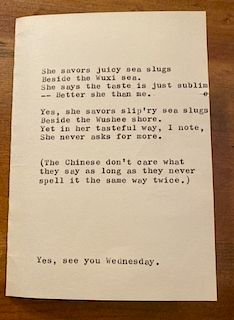 "Sea Slugs" Poem by John Steinbeck