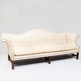 Chippendale Style Camel Back Settee, 20th Century 
