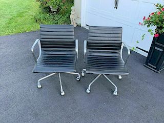 (4) Eames Herman Miller Executive Group Desk Chairs