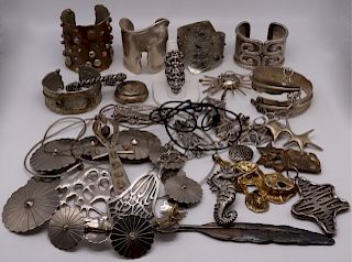 JEWELRY. Assorted Sterling Jewelry Grouping.