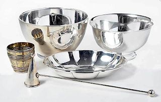 Five Silver Objects