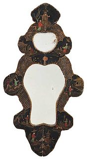 Queen Anne Style Chinoserie Decorated Mirror