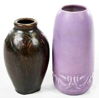 Two Rookwood Pottery Vases, William Hentschel
