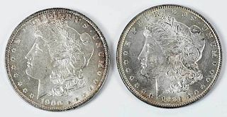 Pair of New Orleans Morgan Dollars