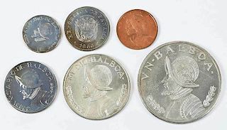 1966 Panama Six Coin Proof Set