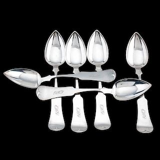Coin Silver Tablespoons by L. Kent 