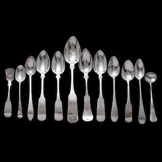 American Coin Silver Spoons 