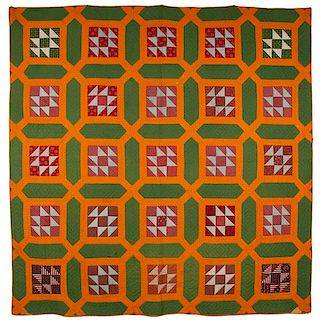 American Pieced Quilt 