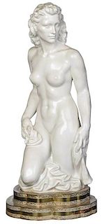 Meissen Blanc de Chine Nude Female Figure