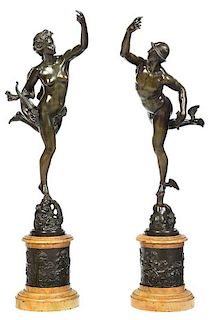 Two Grand Tour Bronzes after Giambologna