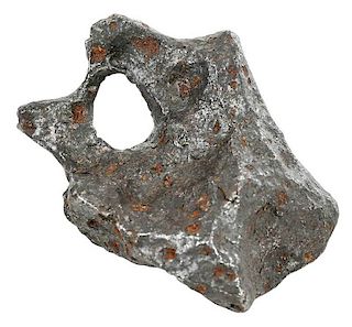 Campo del Cielo Iron Meteorite with Hole