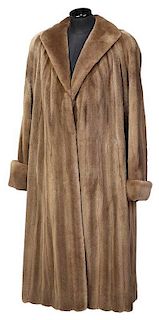 Birger Christensen Sheared Beaver Fur Coat