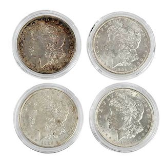 Ten Silver Morgan Dollars