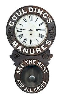 Goulding's Manures Advertising Clock  