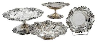 Four Sterling Serving Pieces