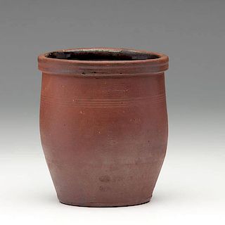Pennsylvania Redware Jar 