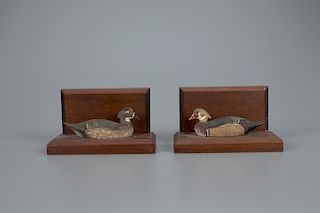 Wood Duck Bookends, Ken Harris (1905-1981)