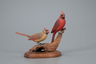 Decorative Cardinal Pair, Jack & Bette Holt