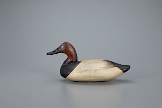 Canvasback Drake Decoy, James A. Currier (1886-1969)