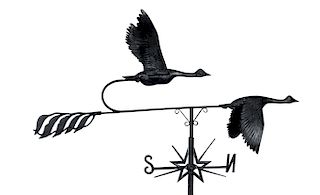A Comtemporary Flying Geese Weathervane