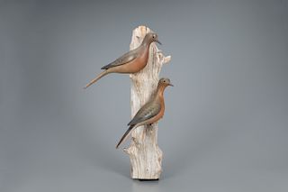 One-of-a-Kind Passenger Pigeon Pair, Mark S. McNair (b. 1950)
